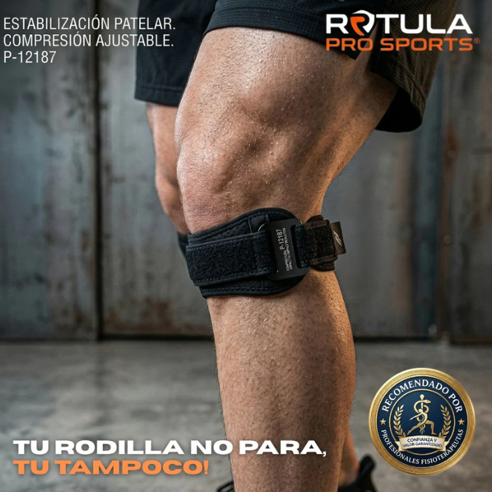 Kit Pro De Estabilidad para Rodilla Incluye Dos Bandas Patelares +10 Parches de Alivio